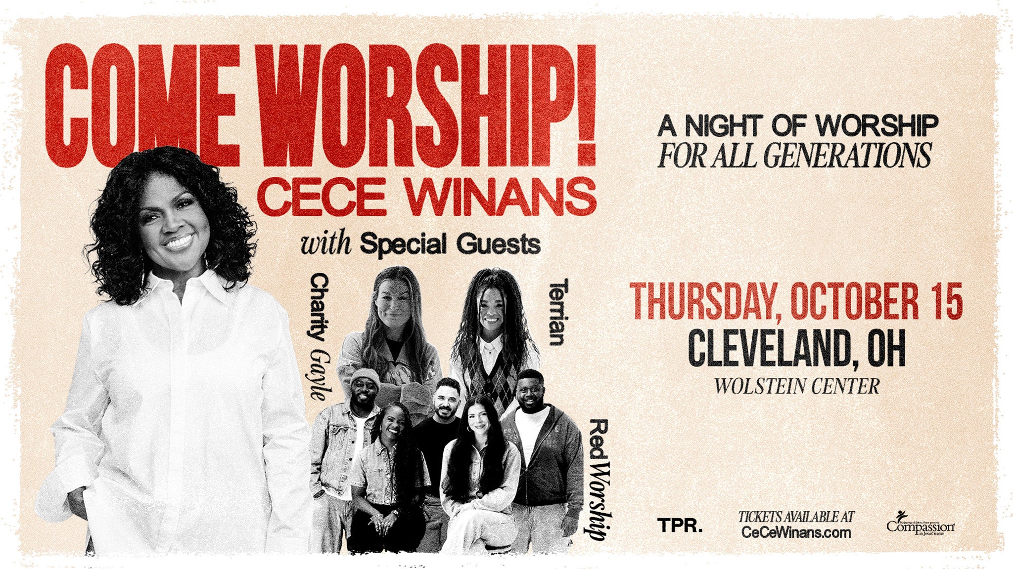 CeCe Winans-COME WORSHIP! Tour